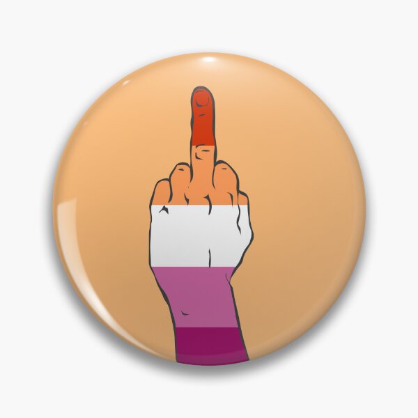 Item preview, Lesbian Pride Middle Finger designed and sold by Alrkeaton.