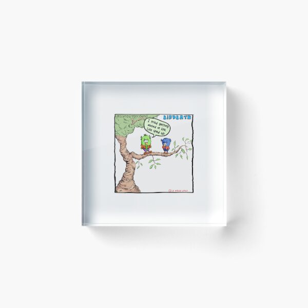 Item preview, Life Sped Up designed and sold by BirdBathComic.