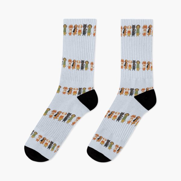 Item preview, Halloween Dachshunds in Cute Spooky Costume Party Lineup designed and sold by FreshVibe Prints.