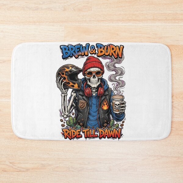 Item preview, Brew & Burn: Embrace Life with a Skeleton Coffee  designed and sold by Mindful56.