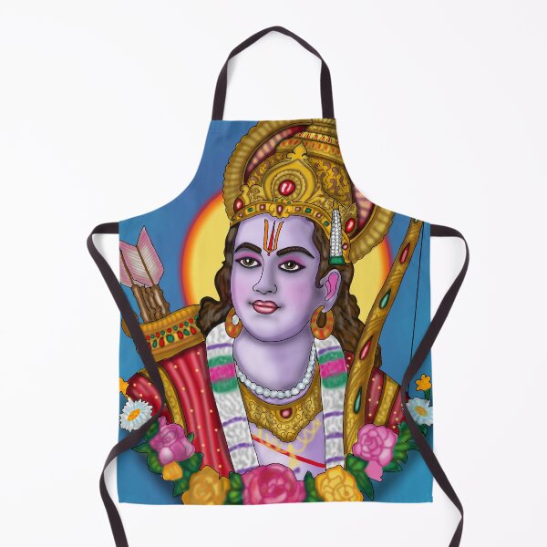 Item preview, Lord Ram Digital Drawing | Shri Ram Hindu God Devotional Artwork designed and sold by Harshit_Digital_Arts.