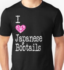 I Heart Japanese Bobtails | Love Japanese Bobtail Cat Breeds Unisex T-Shirt