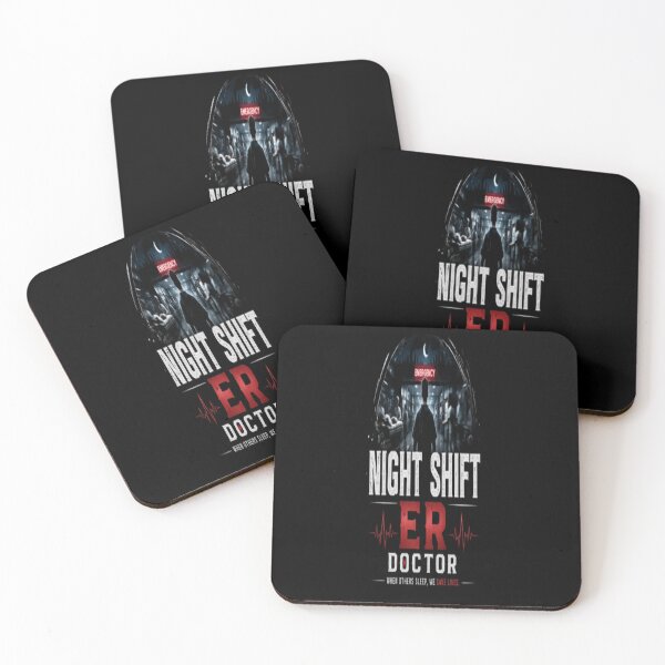 Item preview, Night Shift ER Doctor Emergency Medicine Night Shift designed and sold by v6ziix.