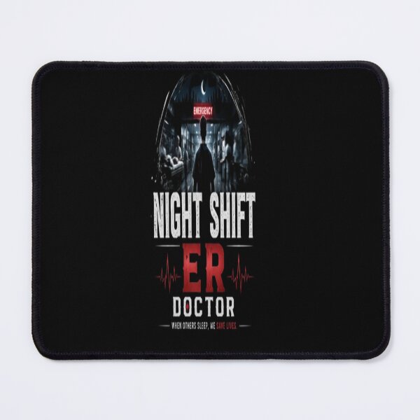 Item preview, Night Shift ER Doctor Emergency Medicine Night Shift designed and sold by v6ziix.