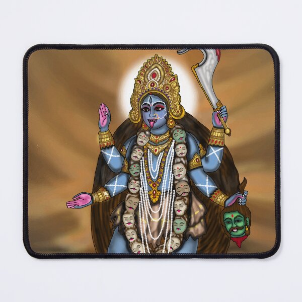Item preview, Goddess Kali Digital Drawing | Powerful Hindu Goddess Artwork & Spiritual Illustration designed and sold by Harshit_Digital_Arts.