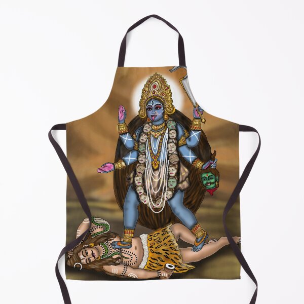 Item preview, Goddess Kali Digital Drawing | Powerful Hindu Goddess Artwork & Spiritual Illustration designed and sold by Harshit_Digital_Arts.