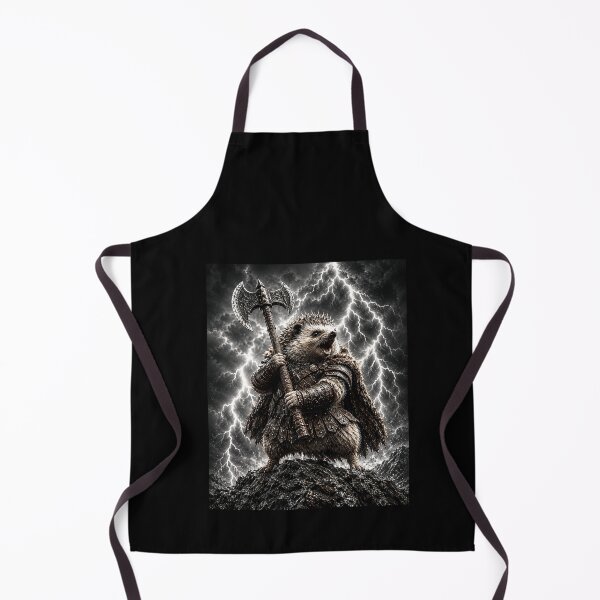 Item preview, Storm Lightning Hedgehog Warrior With Axe designed and sold by elderberry.