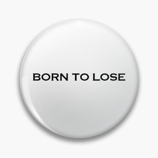 Item preview, BORN TO LOSE -GTO LOGO-black logo- designed and sold by DRIPPED-STORE.