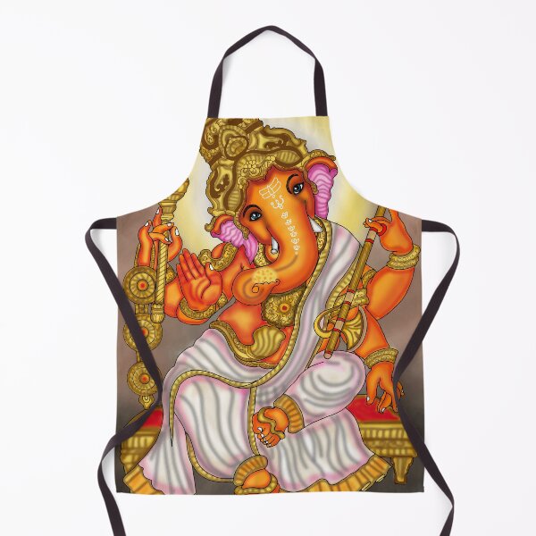 Item preview, Lord Ganesha Orange Digital Drawing | Vibrant Ganpati Hindu God Artwork designed and sold by Harshit_Digital_Arts.