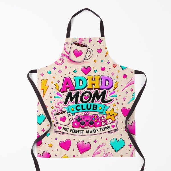 Item preview, ADHD Mom Club | Not Perfect Always Trying designed and sold by CollectionsJEm.