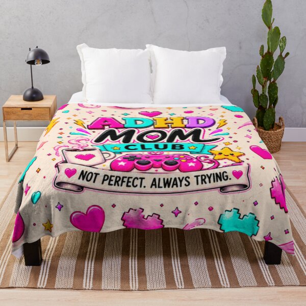 Item preview, ADHD Mom Club | Not Perfect Always Trying designed and sold by CollectionsJEm.