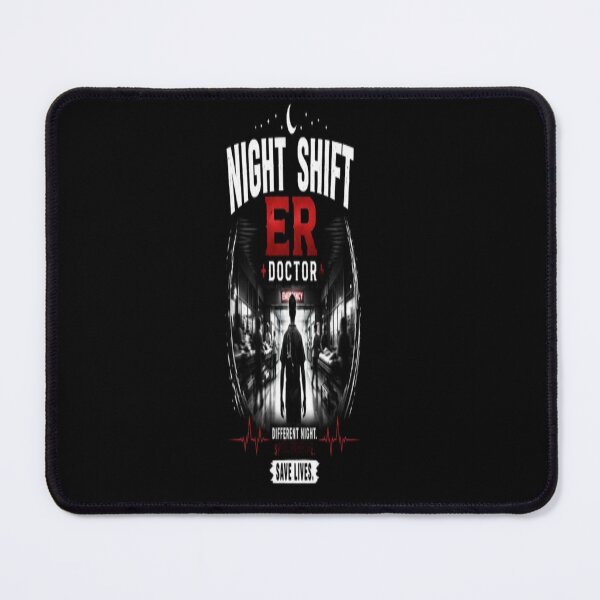 Item preview, Night Shift ER Doctor – Emergency Medicine Night Shift designed and sold by v6ziix.