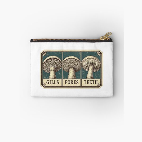 Item preview, Gills Pores Teeth Mushroom Identification Chart designed and sold by BoosterShop.