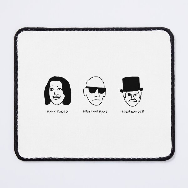Item preview, Zaha Hadid Rem Koolhaas Moshe Safdie Triptych designed and sold by BlytheHester.