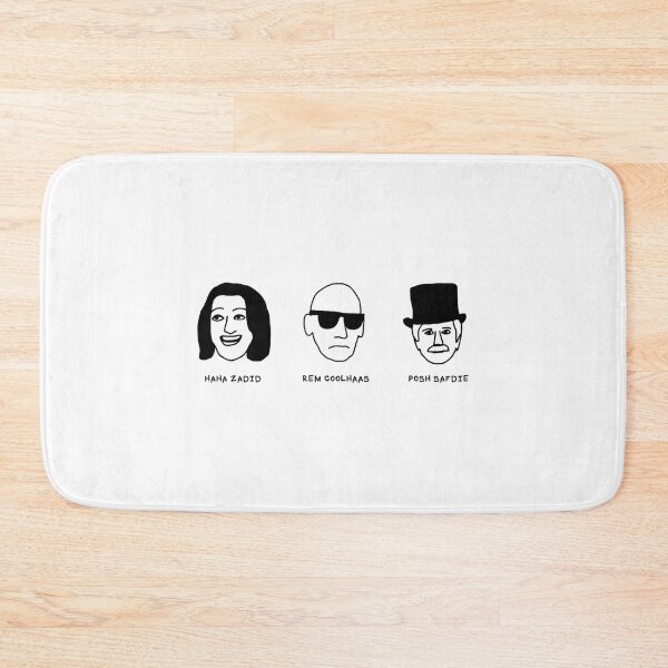 Item preview, Zaha Hadid Rem Koolhaas Moshe Safdie Triptych designed and sold by BlytheHester.