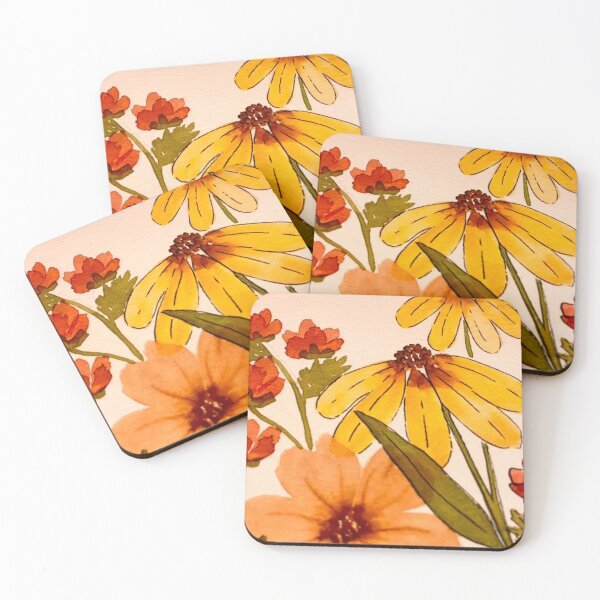 Item preview, Autumn Flowers Watercolor designed and sold by Vintage-Lady65.