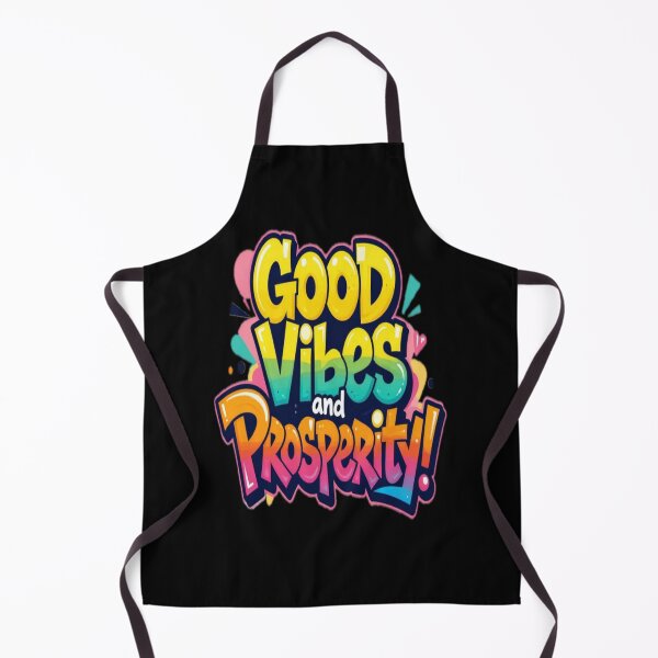 Item preview, Slang Graffiti Motivational Quote GOOD VIBES AND PROSPERITY! designed and sold by Giulivo Store Graphic.