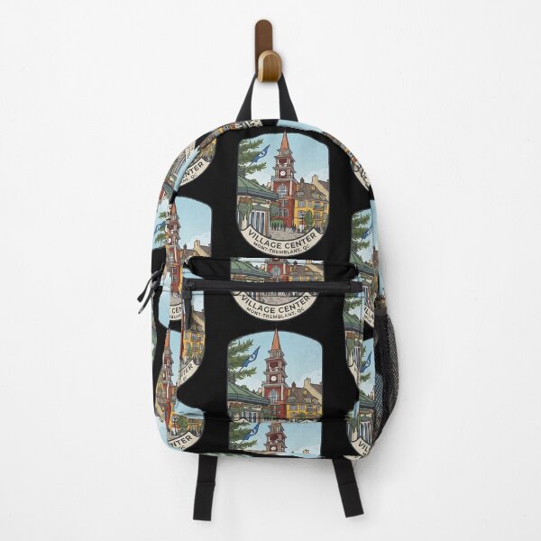 Item preview, Vintage Mont-Tremblant Village Center Travel Patch Design designed and sold by Style2Vie.