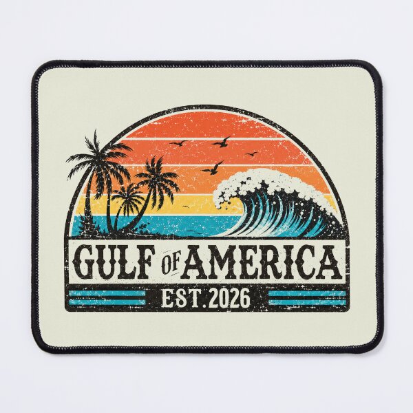 Item preview, Vintage Gulf of America USA Flag Beach 2026 designed and sold by Jikkermanccini.