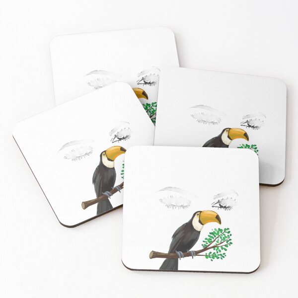 Item preview, Girl Eyes with Colorful Parrot Art designed and sold by gallery12.