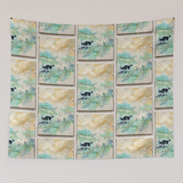 Item preview, Border Collie Dream Pasture designed and sold by PictoVibe.