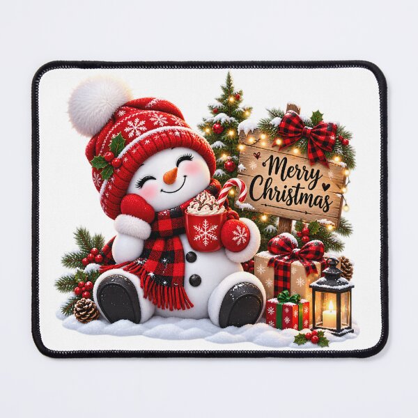 Item preview, Cute Merry Christmas Snowman Cozy Holiday Design designed and sold by TinyWeird.