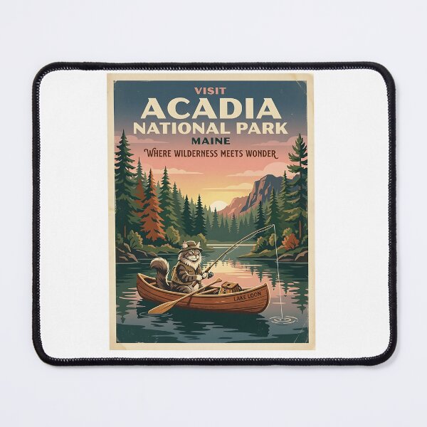 Item preview, Maine Coon Canoe Trip designed and sold by PictoVibe.