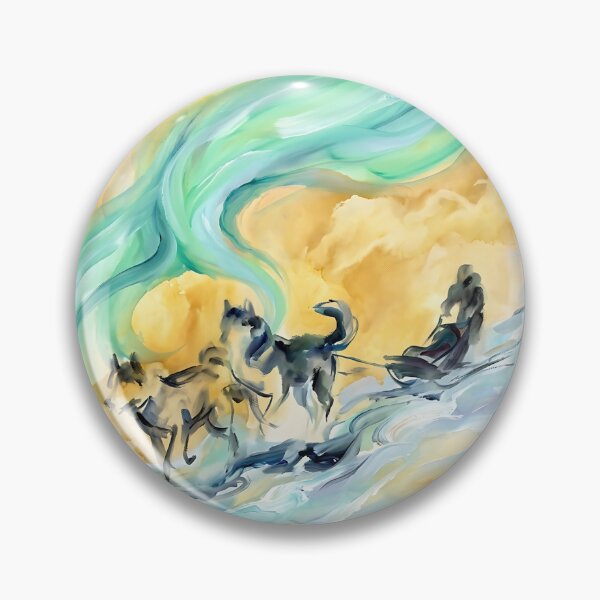 Item preview, Husky Aurora Run designed and sold by PictoVibe.