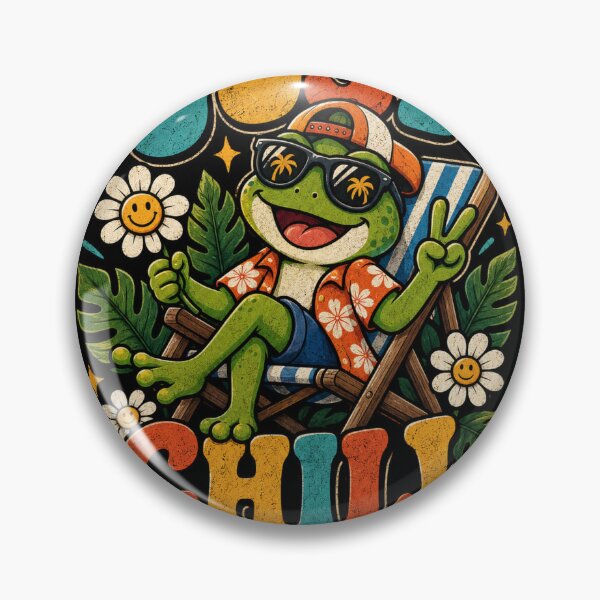 Item preview,  " Cute Just Chill Frog T-Shirt" designed and sold by NATFashionHouse.