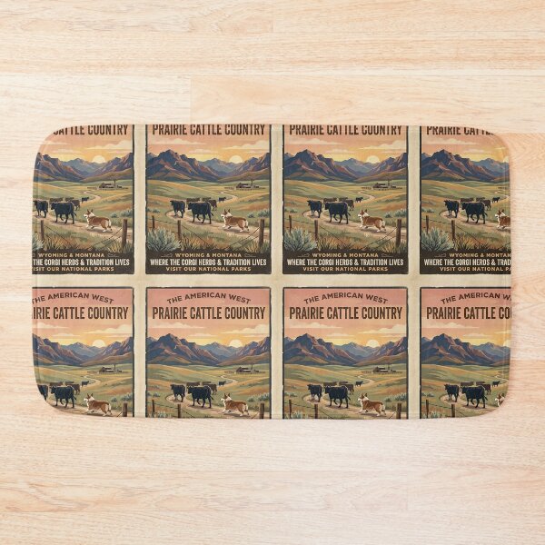 Item preview, Corgi on the Prairie designed and sold by PictoVibe.
