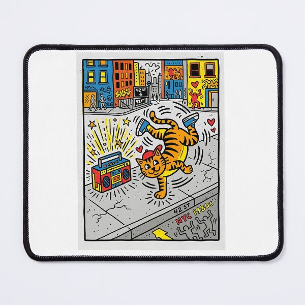 Item preview, Tabby B-Boy Cat designed and sold by PictoVibe.