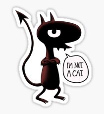 I'm not a Cat Sticker