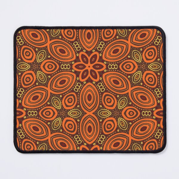 Item preview, Flower and oval pattern designed and sold by Ana Gorozpe.