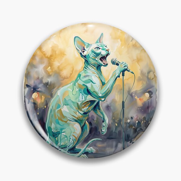 Item preview, Sphynx Jazz Singer designed and sold by PictoVibe.