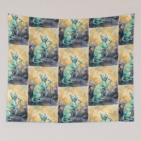 Item preview, Sphynx Jazz Singer designed and sold by PictoVibe.