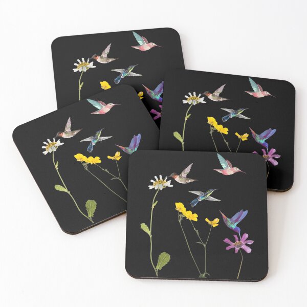 Item preview, Humming Bird Flowers designed and sold by Foxintheloart.