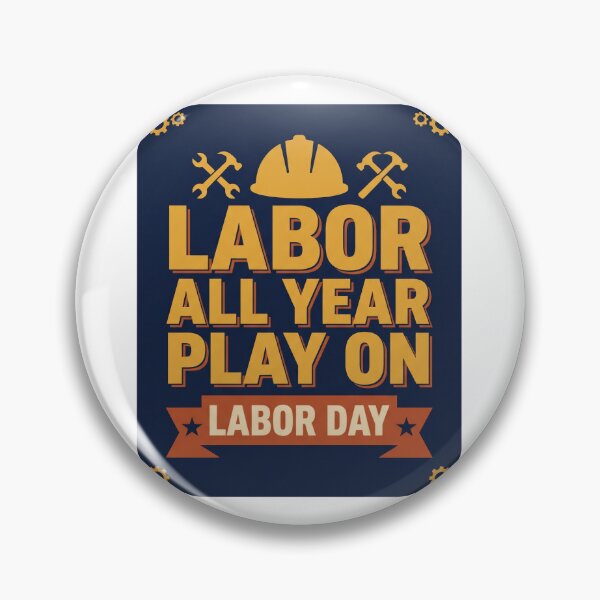 Item preview, Labor All Year Play On - Industrial Labor Day T-Shirt designed and sold by relso.
