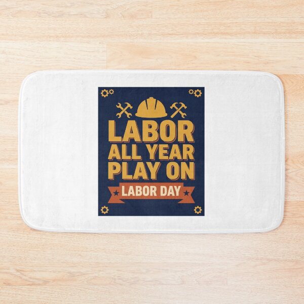 Item preview, Labor All Year Play On - Industrial Labor Day T-Shirt designed and sold by relso.