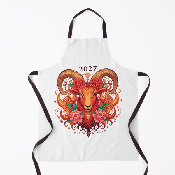 Item preview, 2027 Fire Goat Floral designed and sold by EmpoweredEchoesSpirit.