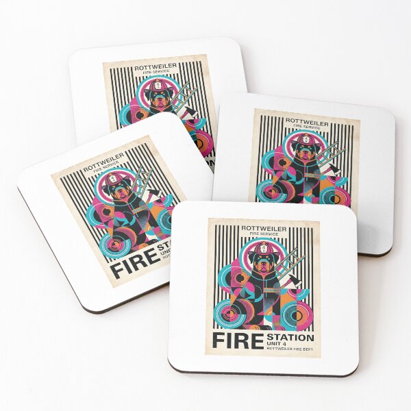 Item preview, Rottie Fire Brigade designed and sold by PictoVibe.