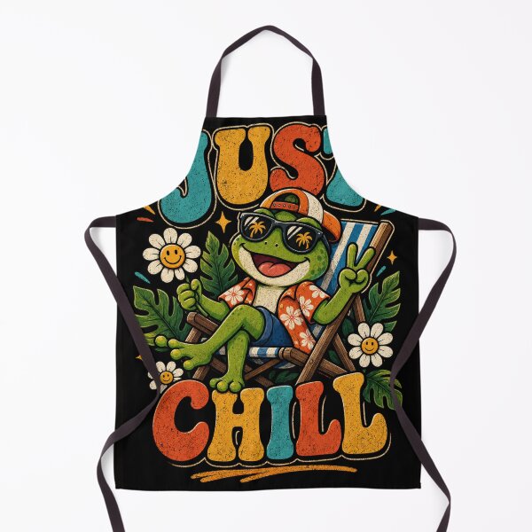 Item preview, Cute Just Chill Frog T-Shirt designed and sold by NATFashionHouse.