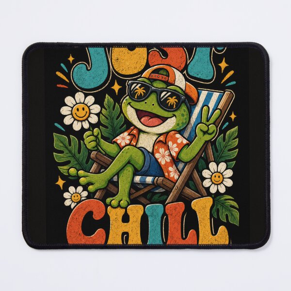 Item preview, Cute Just Chill Frog T-Shirt designed and sold by NATFashionHouse.