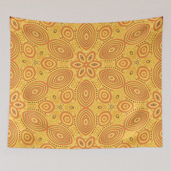 Item preview, Floral and oval pattern 3 designed and sold by Ana Gorozpe.