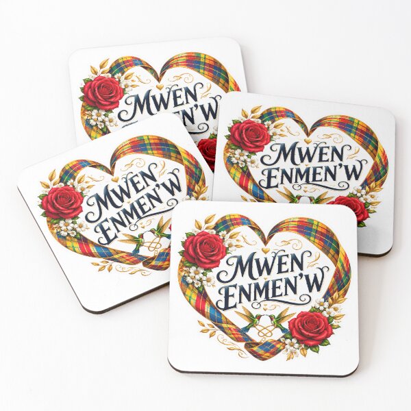 Item preview, MWEN ENMEN’W — I Love You in Saint Lucian Kwéyòl designed and sold by CaribChroma.