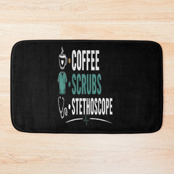 Item preview, Coffee Scrubs Stethoscope Nurse Medical Design designed and sold by v6ziix.