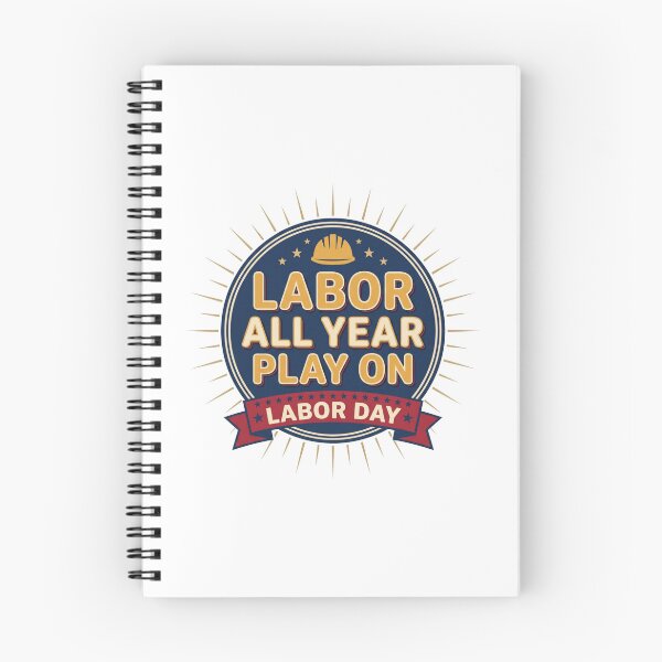 Item preview, Labor Day Shirt Retro Vintage Badge - Labor All Year Play On Tee designed and sold by relso.