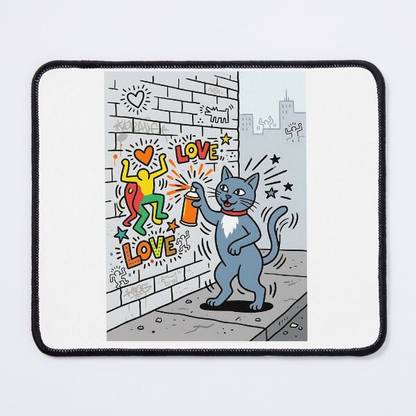 Item preview, Russian Blue Graffiti designed and sold by PictoVibe.