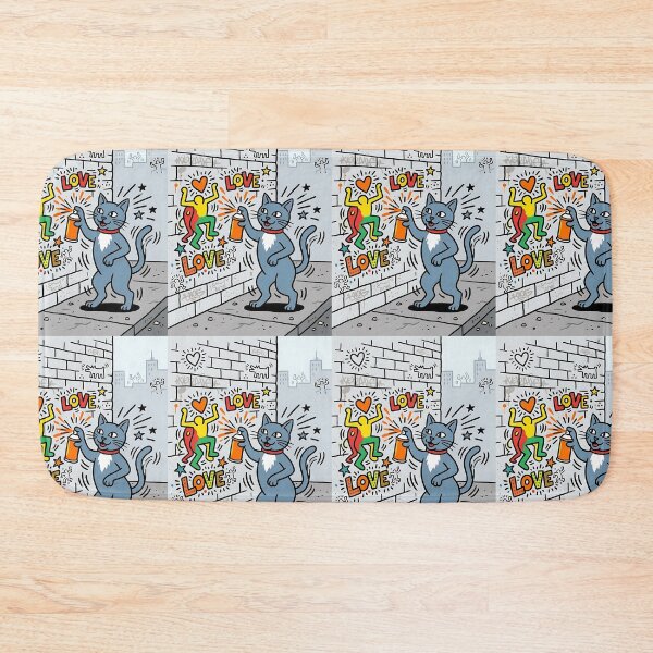 Item preview, Russian Blue Graffiti designed and sold by PictoVibe.