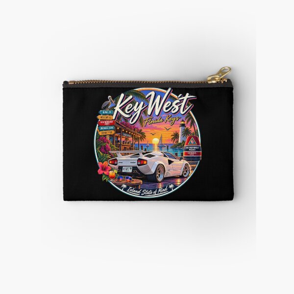Item preview, Key West Florida Keys Retro Supercar Badge designed and sold by piketo.
