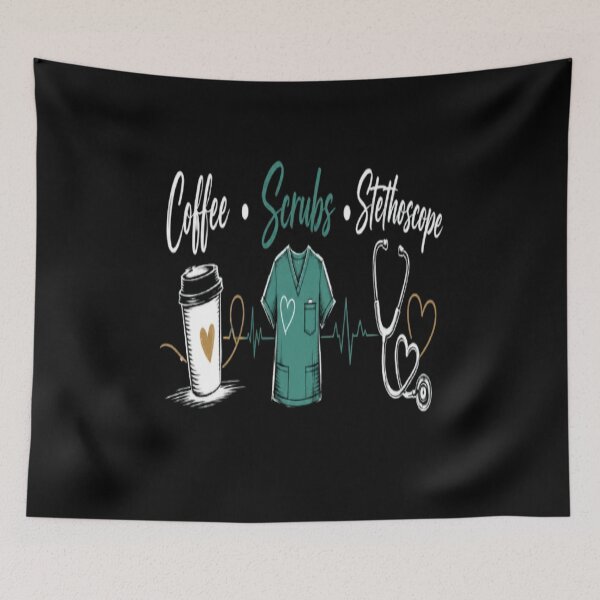 Item preview, Coffee Scrubs Stethoscope Nurse Medical designed and sold by v6ziix.